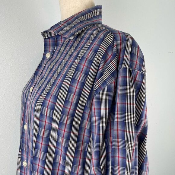 Pronto Uomo Button Down Dress Shirt Size L - Picture 5 of 9